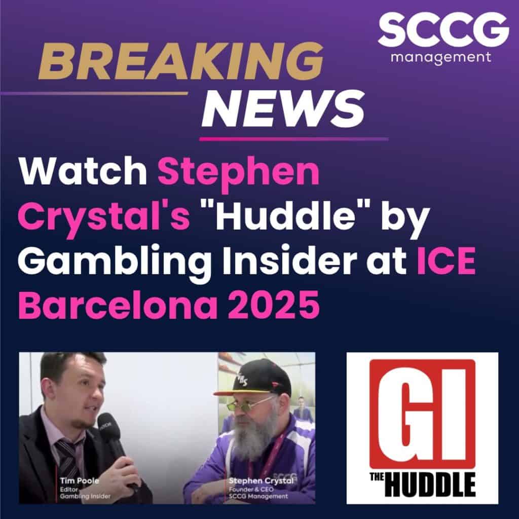 Stephen Crystal's "Huddle" by Gambling Insider at ICE Barcelona 2025