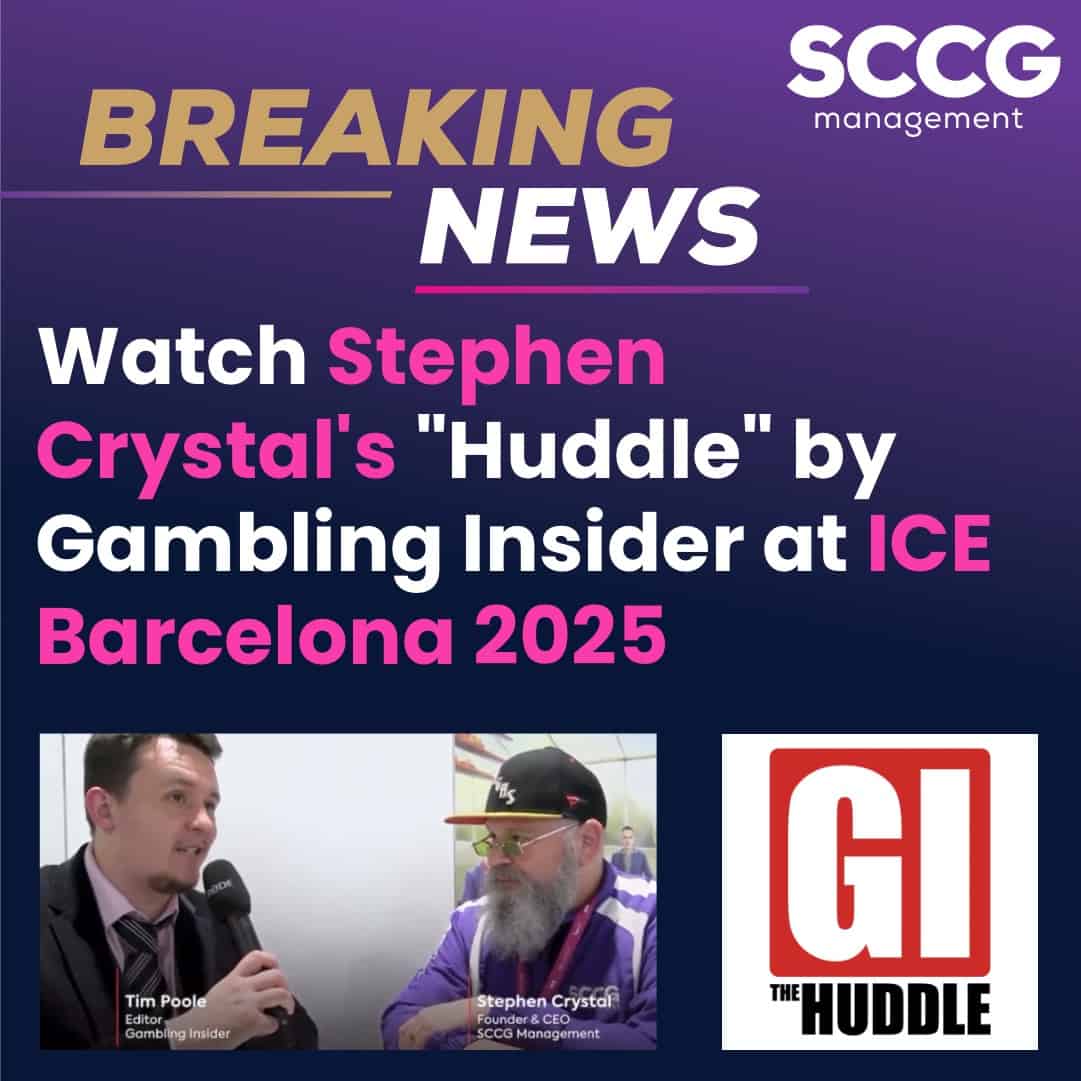 Stephen Crystal's "Huddle" by Gambling Insider at ICE Barcelona 2025