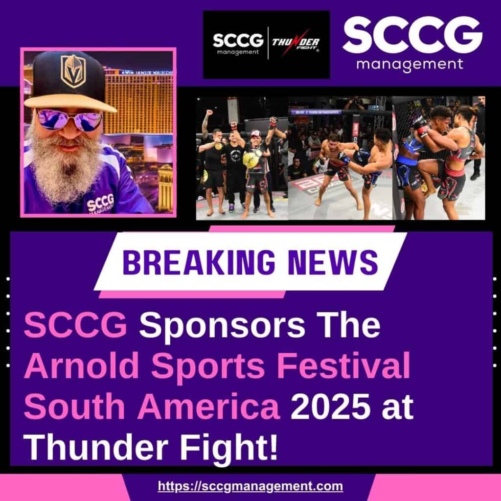 SCCG Sponsors Arnold Sports Festival South America 2025, Featuring Thunder Fight Championship