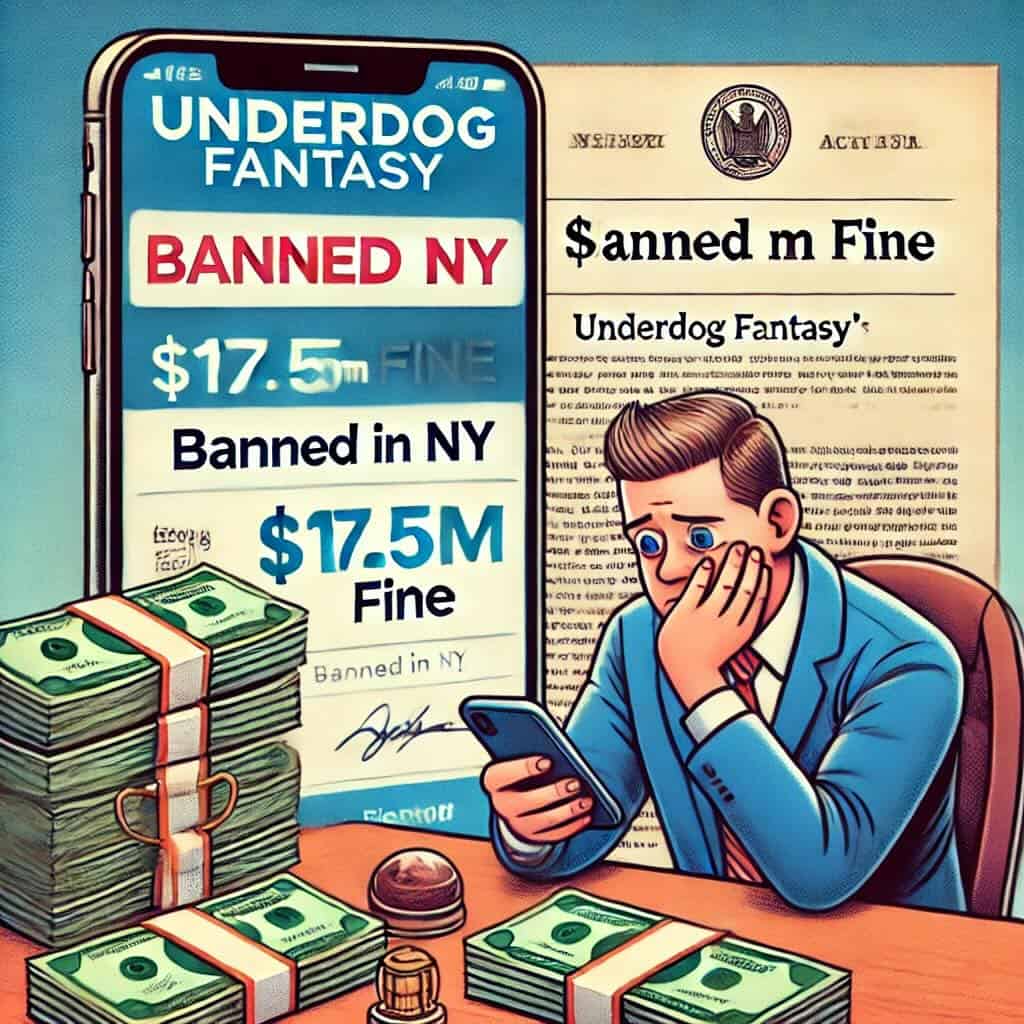Underdog Fantasy’s Costly Mistake: $17.5M Fine Rocks New York DFS Market