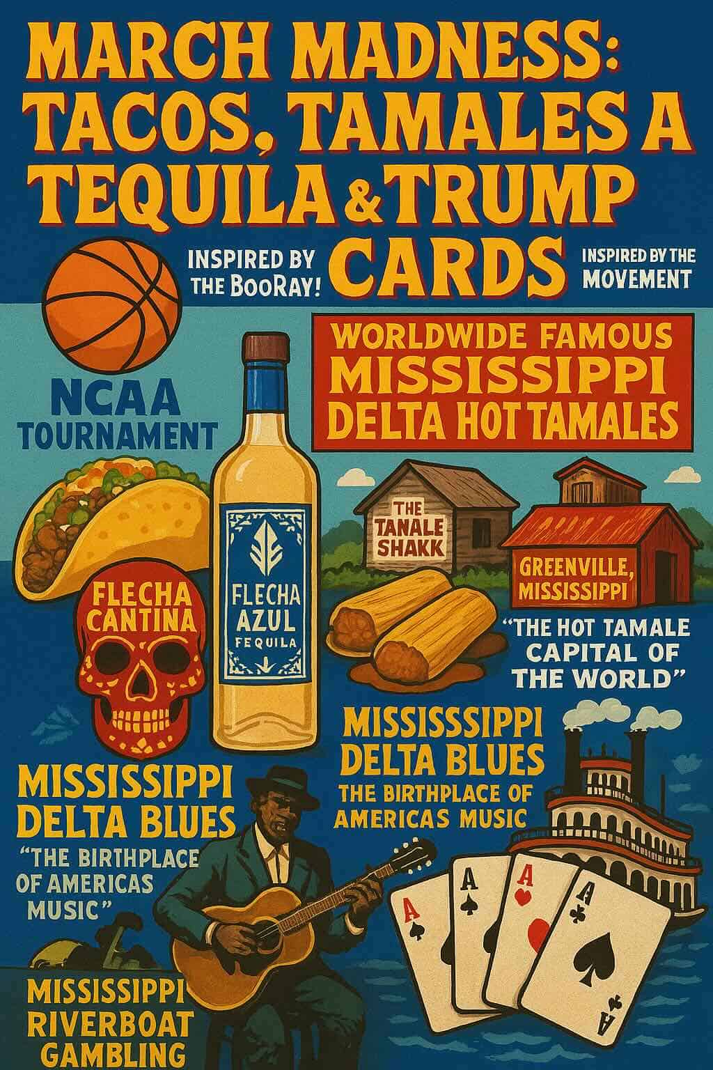 Madness: Tacos ????, Tamale ????, Tequila ???? & Trump Cards ♠️♥️♣️????…Inspired by the BooRay! Movement