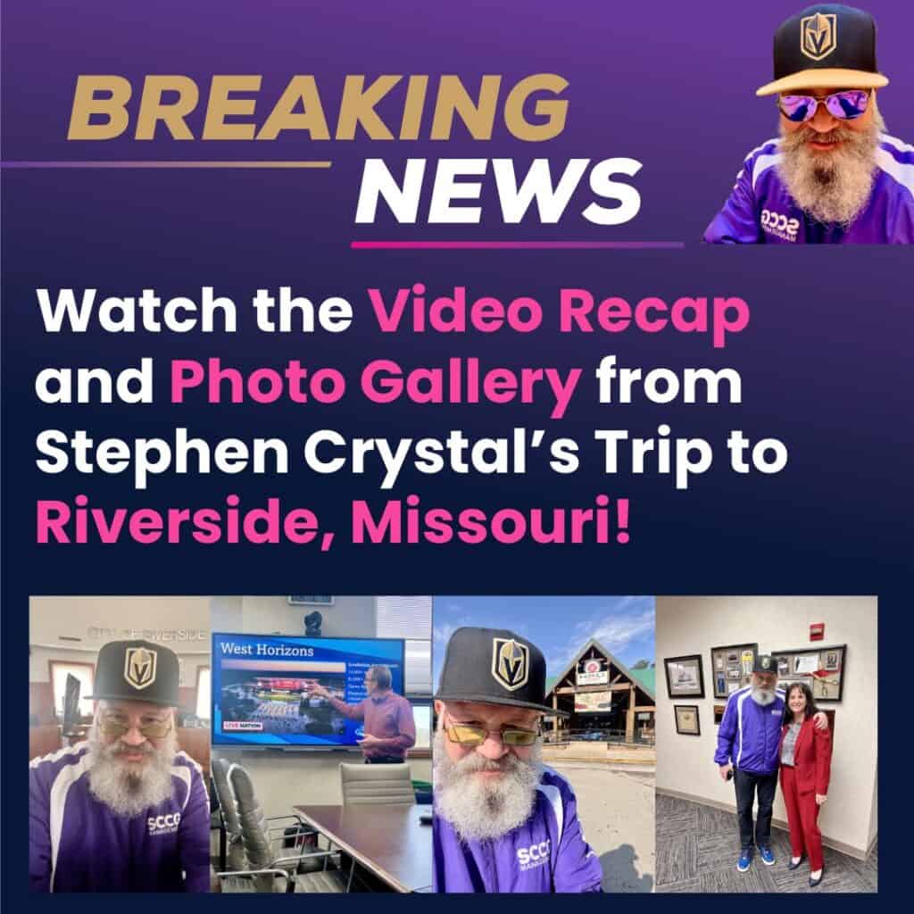 Stephen Crystal’s Trip to Riverside, Missouri!