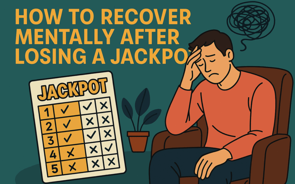 How to Recover Mentally After Losing a Jackpot (Without Crying in the Shower)