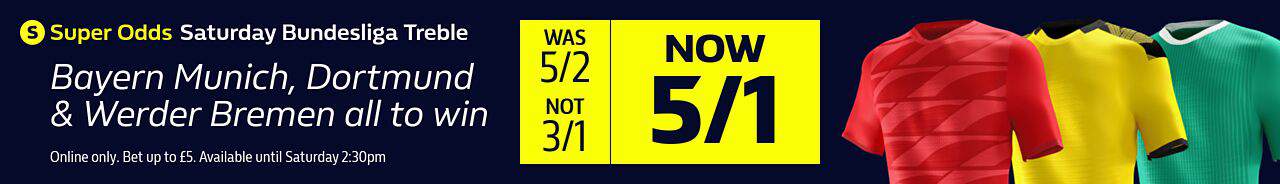 William Hill - Super Odds Treble - The Bet Adviser - Matched Betting