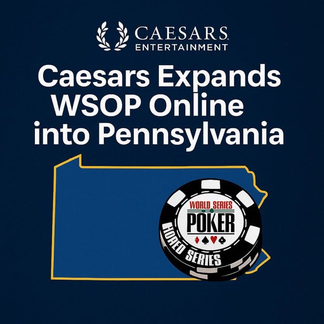 WSOP Online in Pennsylvania Expansion