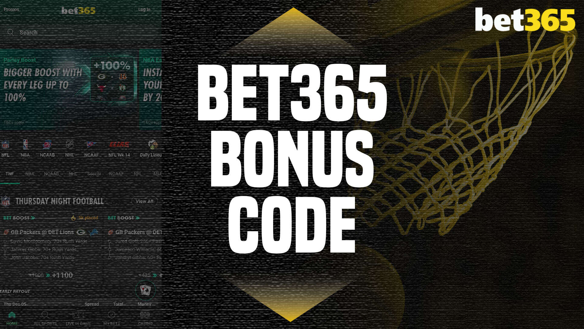 Bet365 Bonus Code SBD365: Claim $150 Bonus Bets for NBA, MLB, NHL