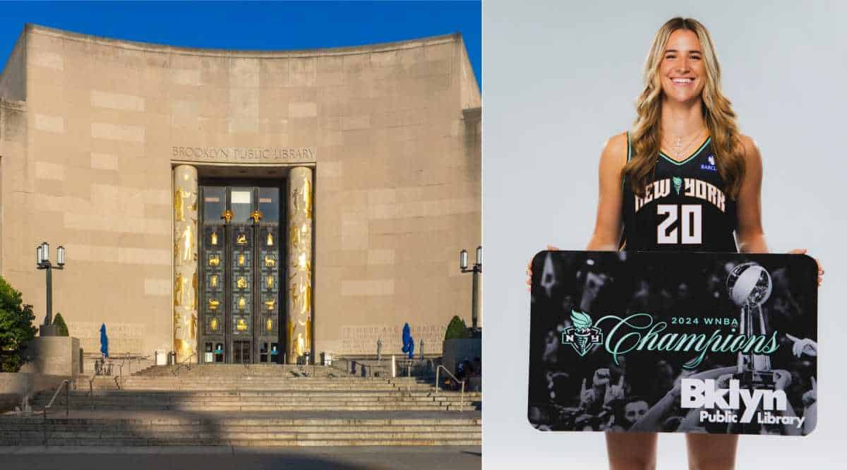 Brooklyn Public Library to release special-edition New York Liberty library cards • Brooklyn Paper
