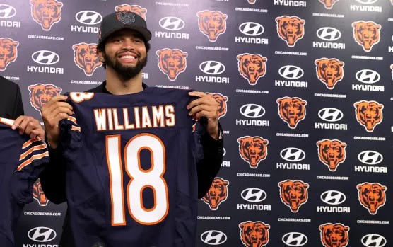Caleb Williams claims he 'wanted to be' drafted by the Bears