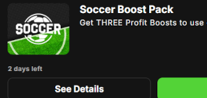 draftkings soccer boost pack