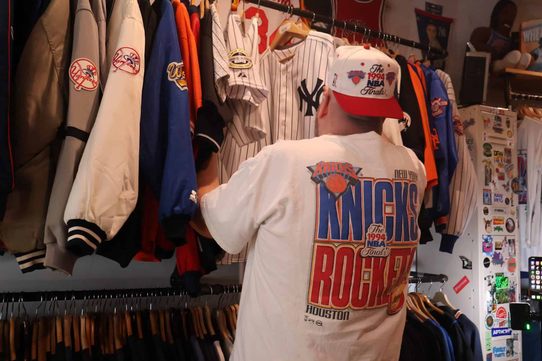 Meet ‘Mr. Throwback’: Mike Spitz is New York City’s king of throwback sports merchandise | amNewYork