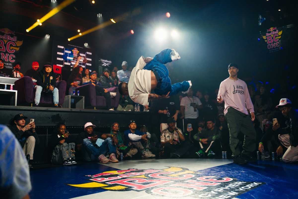 Red Bull BC One New York Cypher brings breakdancing home 2 Competitor performs at Red Bull BC One Cypher in New York
