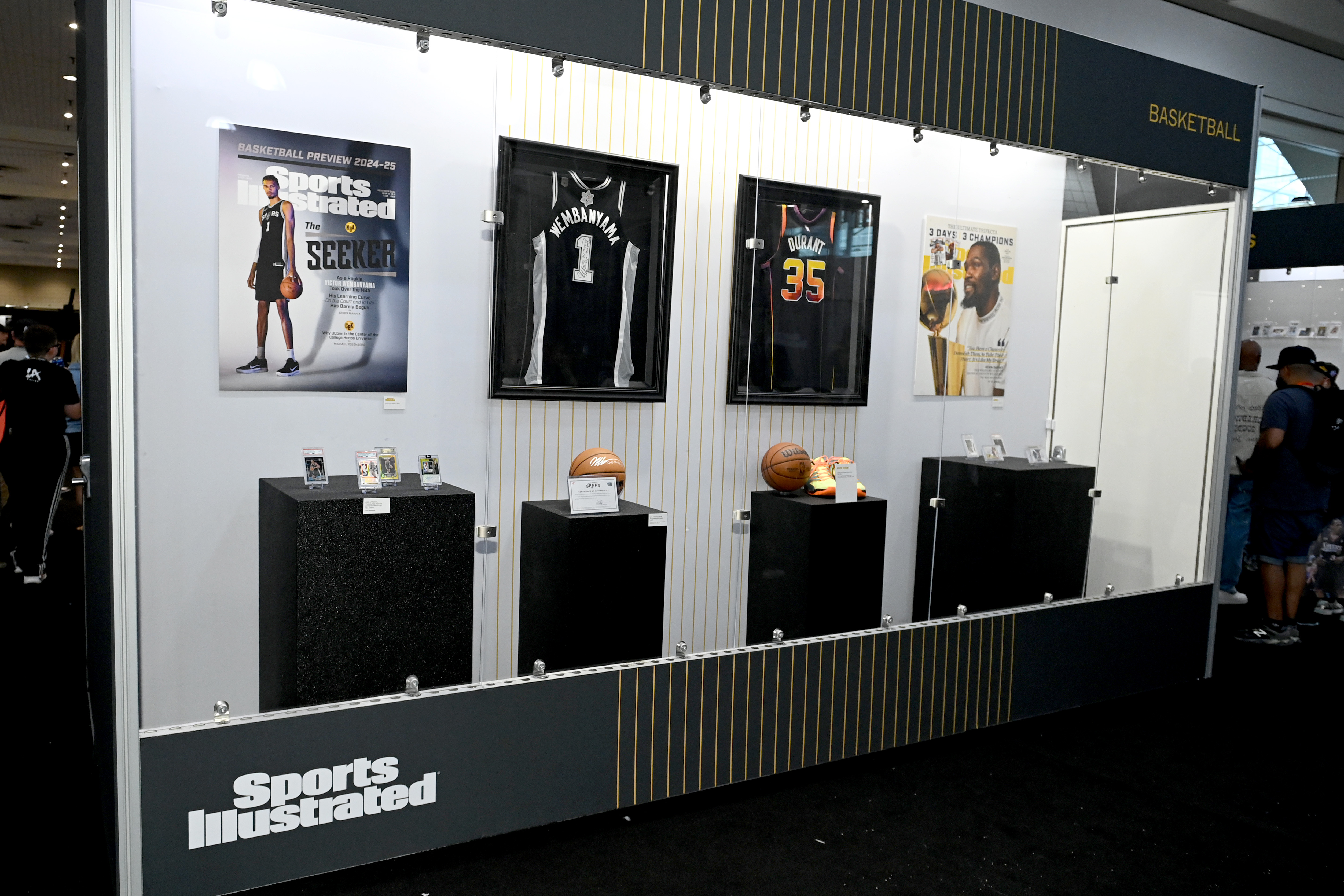 ‘Bringing the collecting community together’: The story behind the Museum of Greatness at Fanatics Fest 3 Museum of Greatness Wemby Fanatics fest