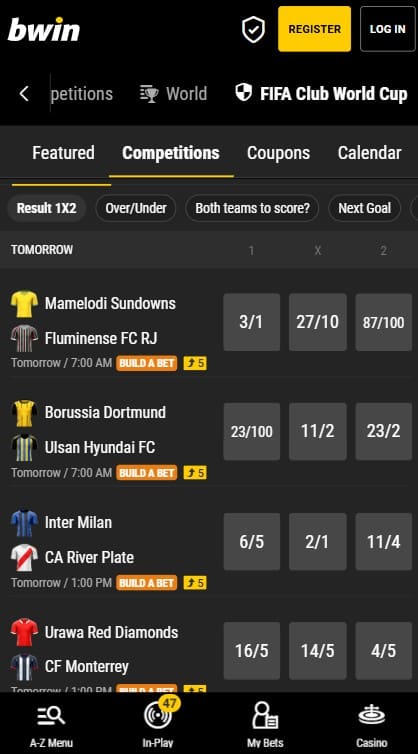 Bwin Welcome Offer 2025: Get £20 in Free Bets