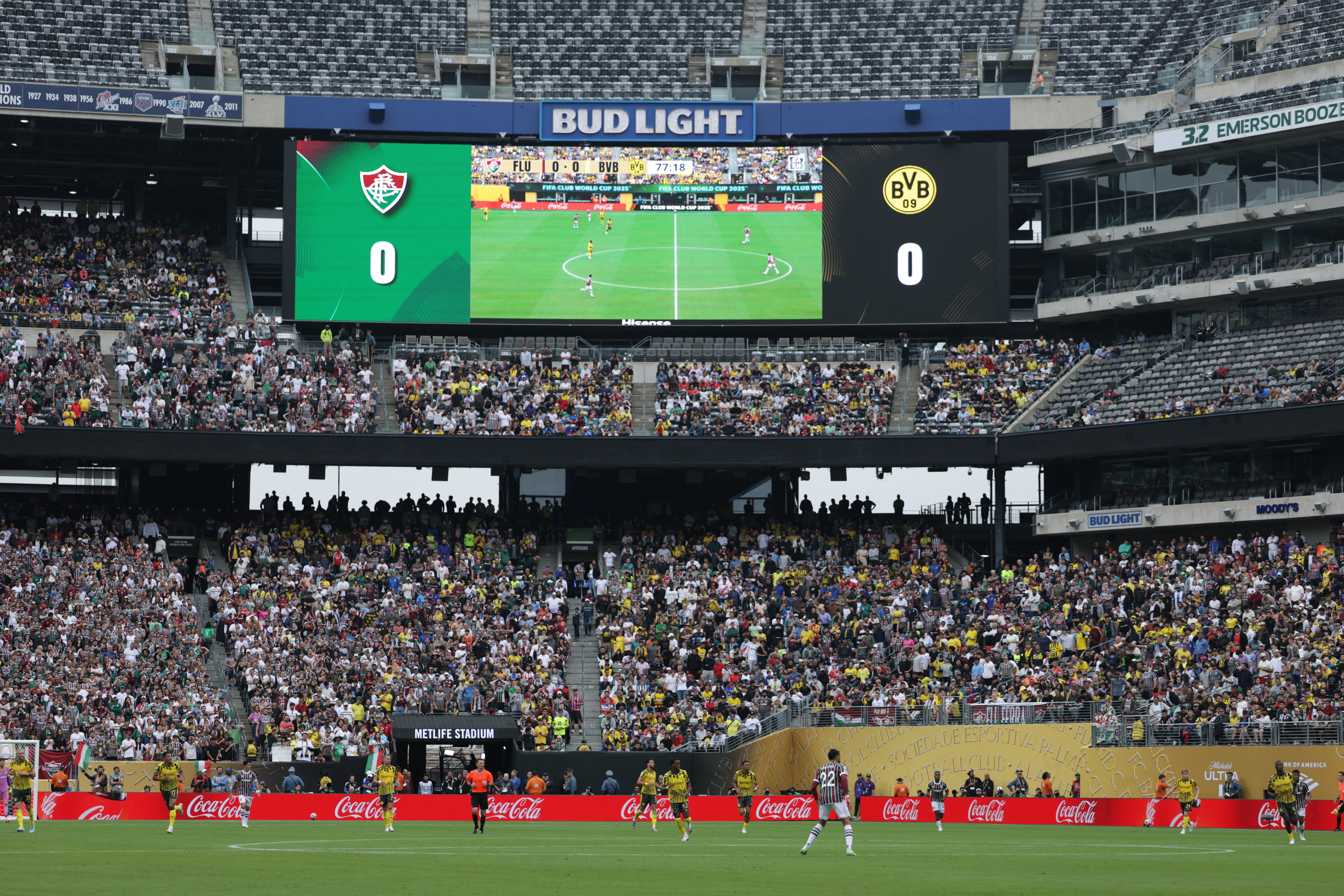 Club World Cup failing to fill MetLife Stadium, others in shaky start 2 Dortmund Fluminense MetLife Stadium Club World Cup