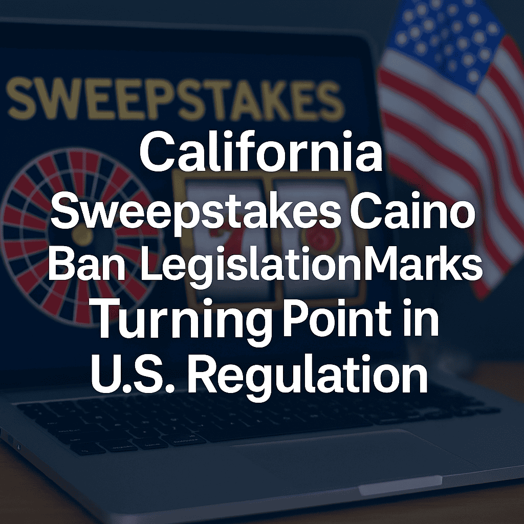 California Sweepstakes Casino Ban