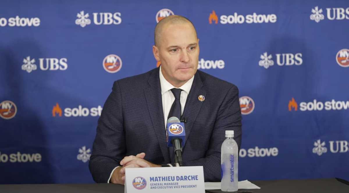 Islanders’ Mathieu Darche not trading No. 1 pick, open to trading for second top-10 selection at 2025 NHL Draft | amNewYork