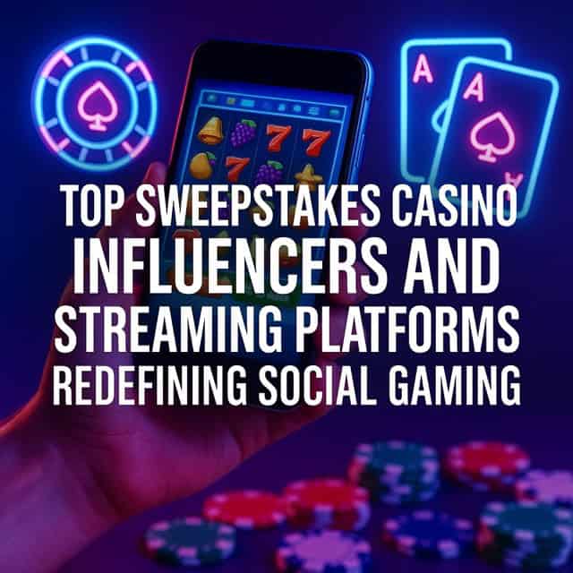 Sweepstakes Casino Influencers