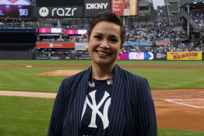 Miss Saigon Lea Salonga sang the national anthem.
