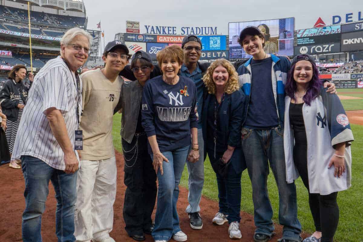 Yankees-Stonewall scholars recognized during pre-game ceremony