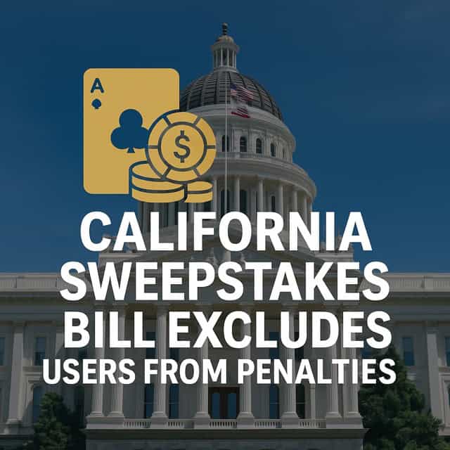 California sweepstakes bill excludes users