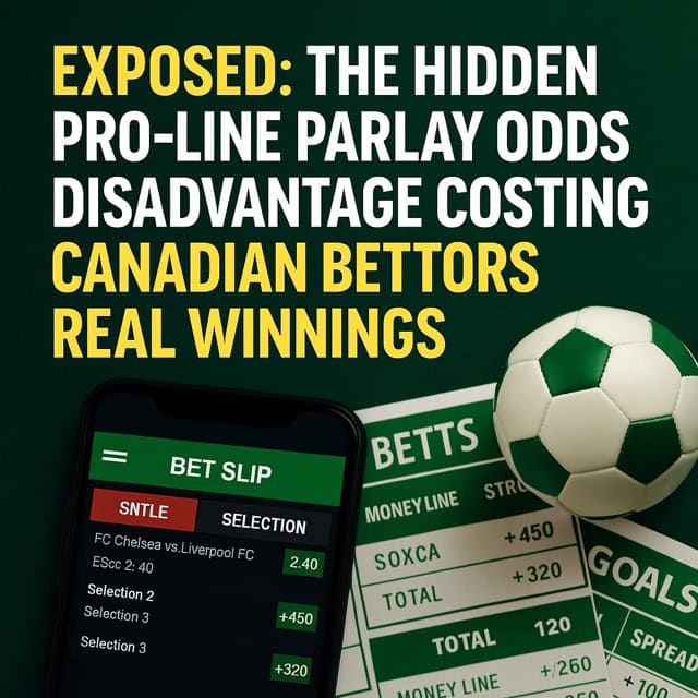 Pro-Line parlay odds disadvantage