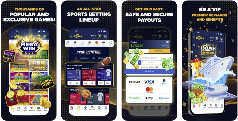 mobile slots app NJ - BetRivers App