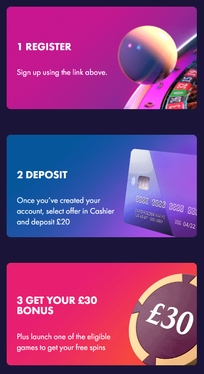 Grosvenor Casino sign up offer 2025 - Claim 100 free spins & a £30 bonus