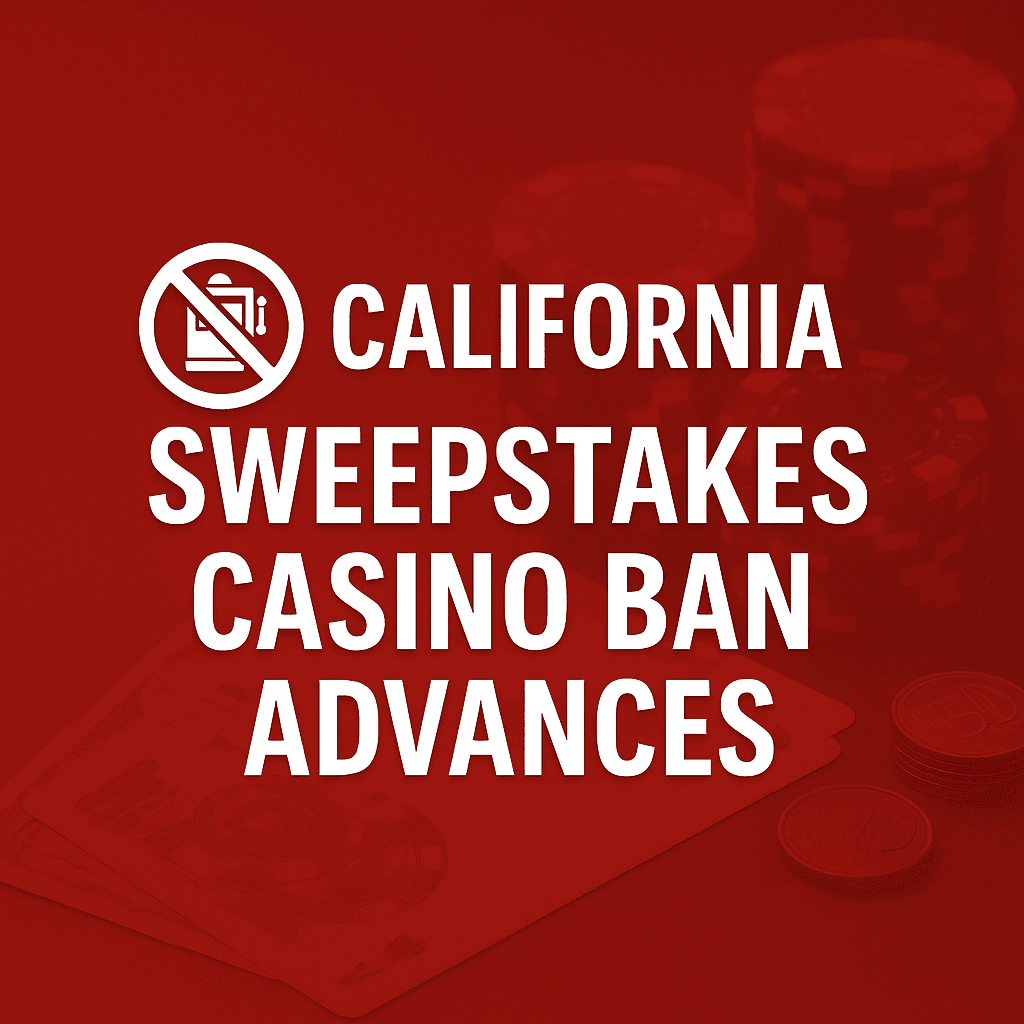 California Sweepstakes Casino Ban