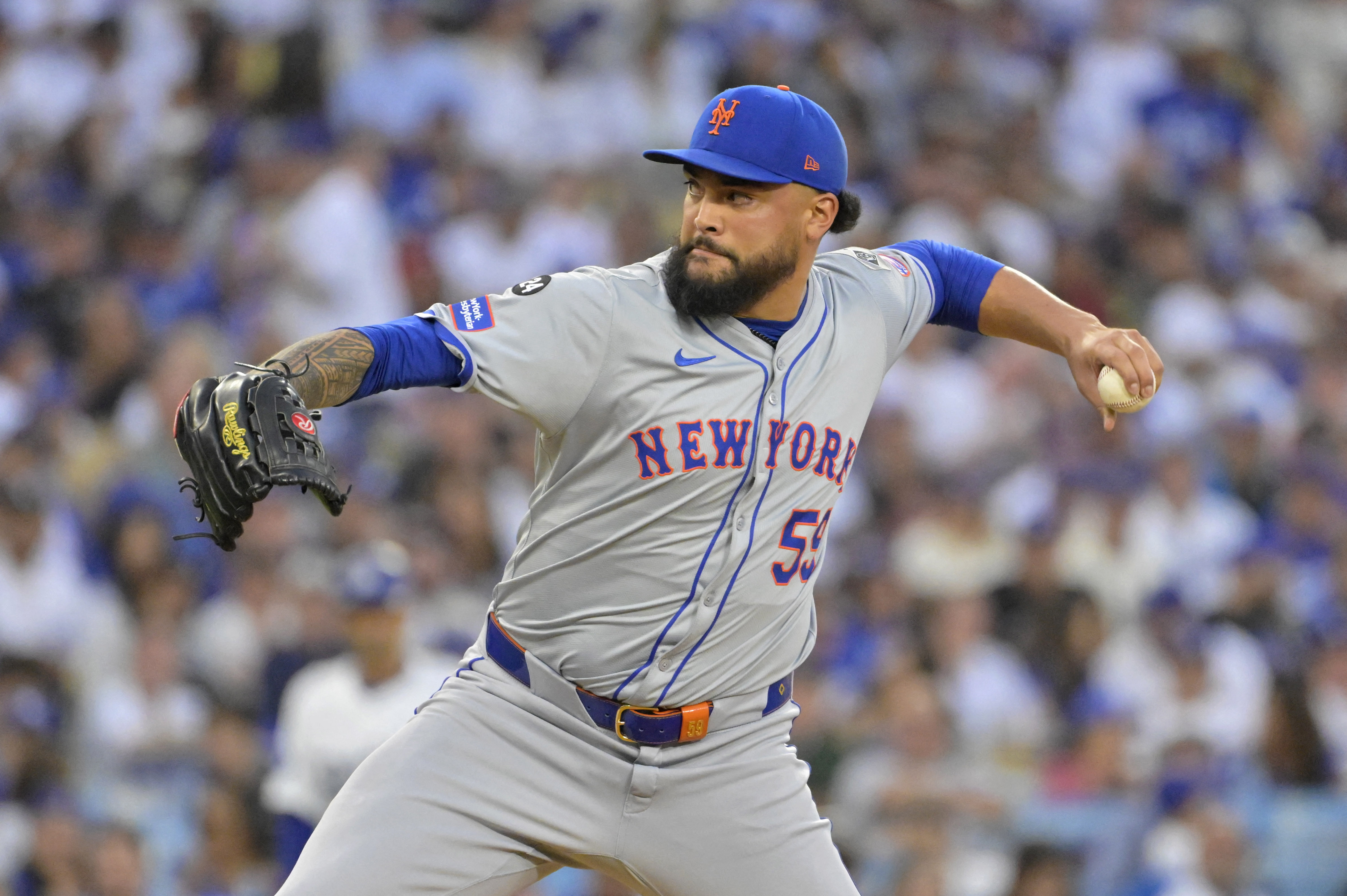 Sean Manaea Mets Dodgers NLCS Game 6