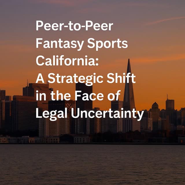 California Peer to peer fantasy sports
