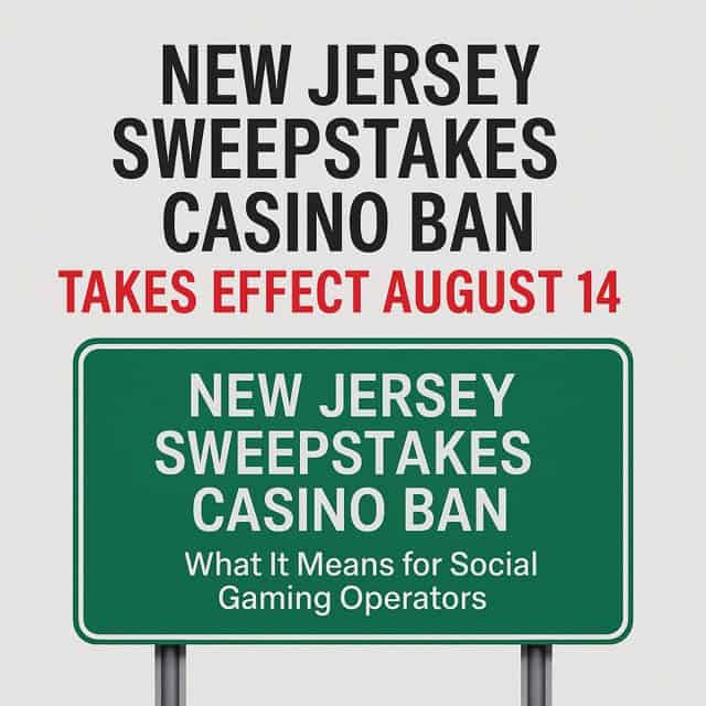 New Jersey sweepstakes casino ban