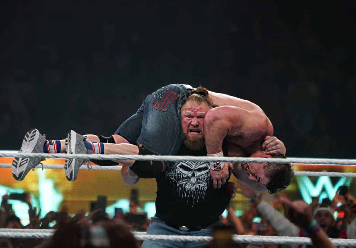 Brock Lesnar return at SummerSlam stuns WWE fans at MetLife Stadium | amNewYork