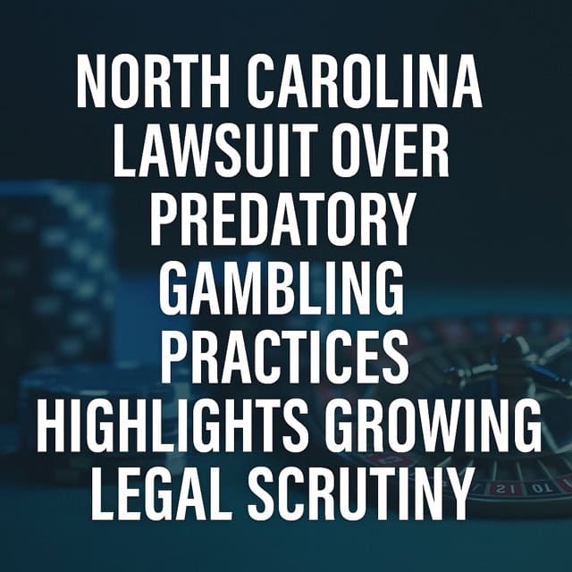 North Carolina Lawsuit Over Predatory Gambling Practices
