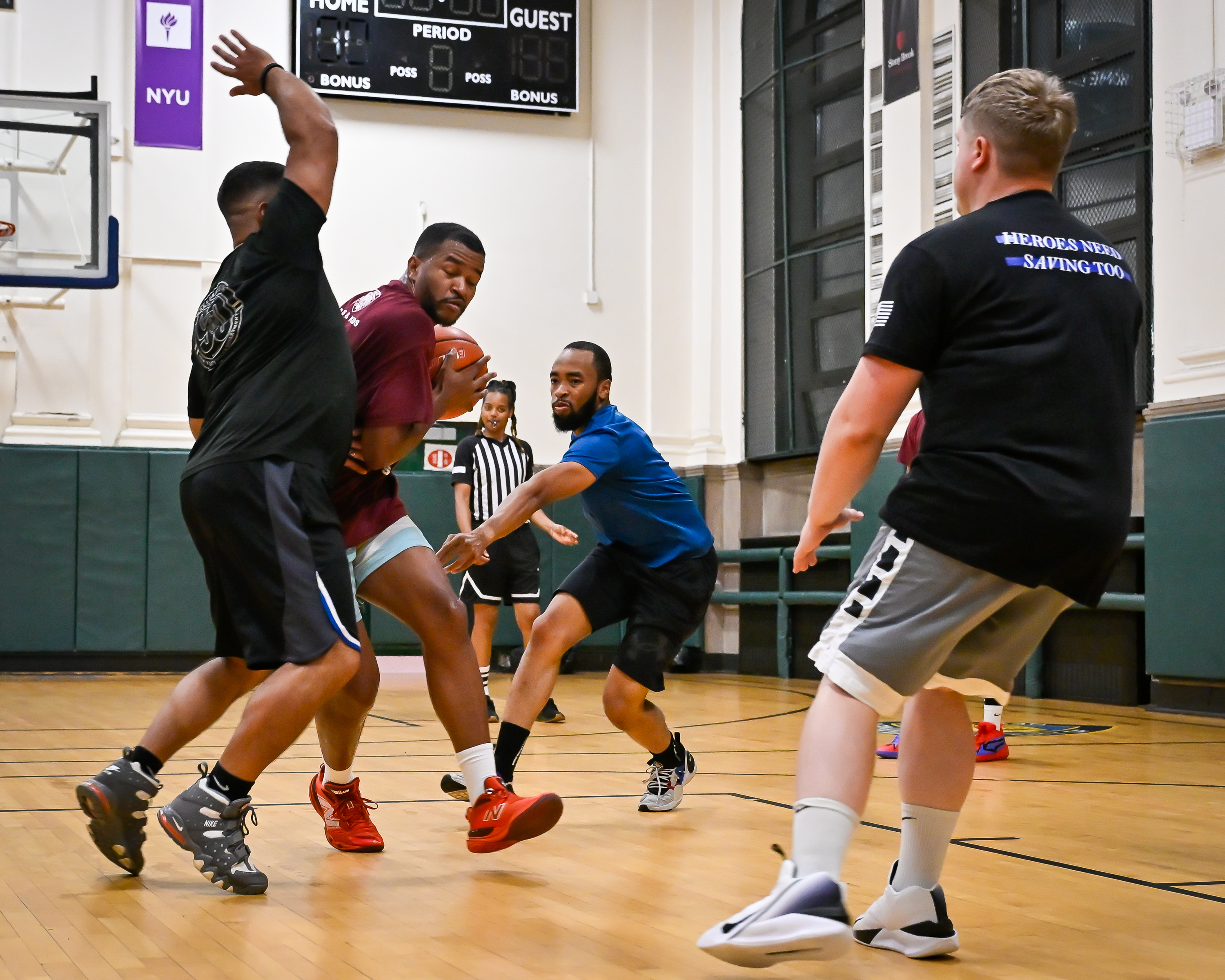 On the brink of a clean sweep: Deaf Community basketball team dominates NYPD on the court 6 The Deaf Basketball team is leading the citywide tournament series against the NYPD 4-0.