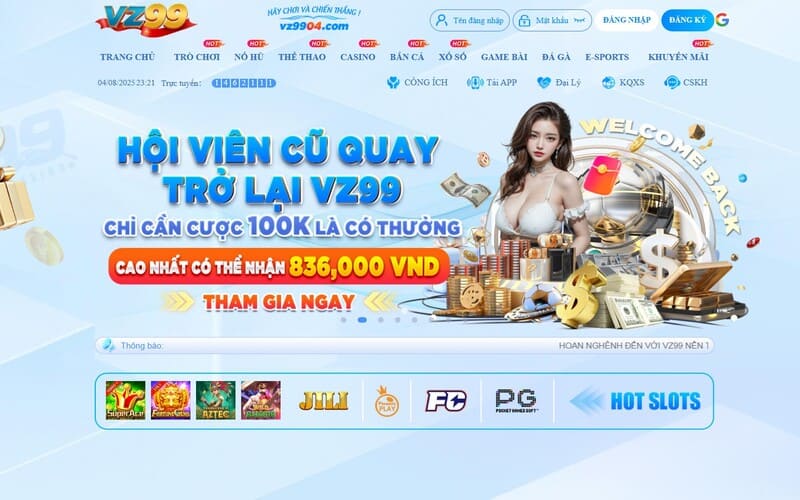 VZ99 – Điểm đến lý tưởng cho tín đồ mê game Casino trực tuyến - SolutionTipster