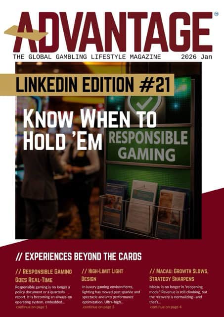 ADVANTAGE - The Global Gambling Lifestyle Magazine - Updated 2026!