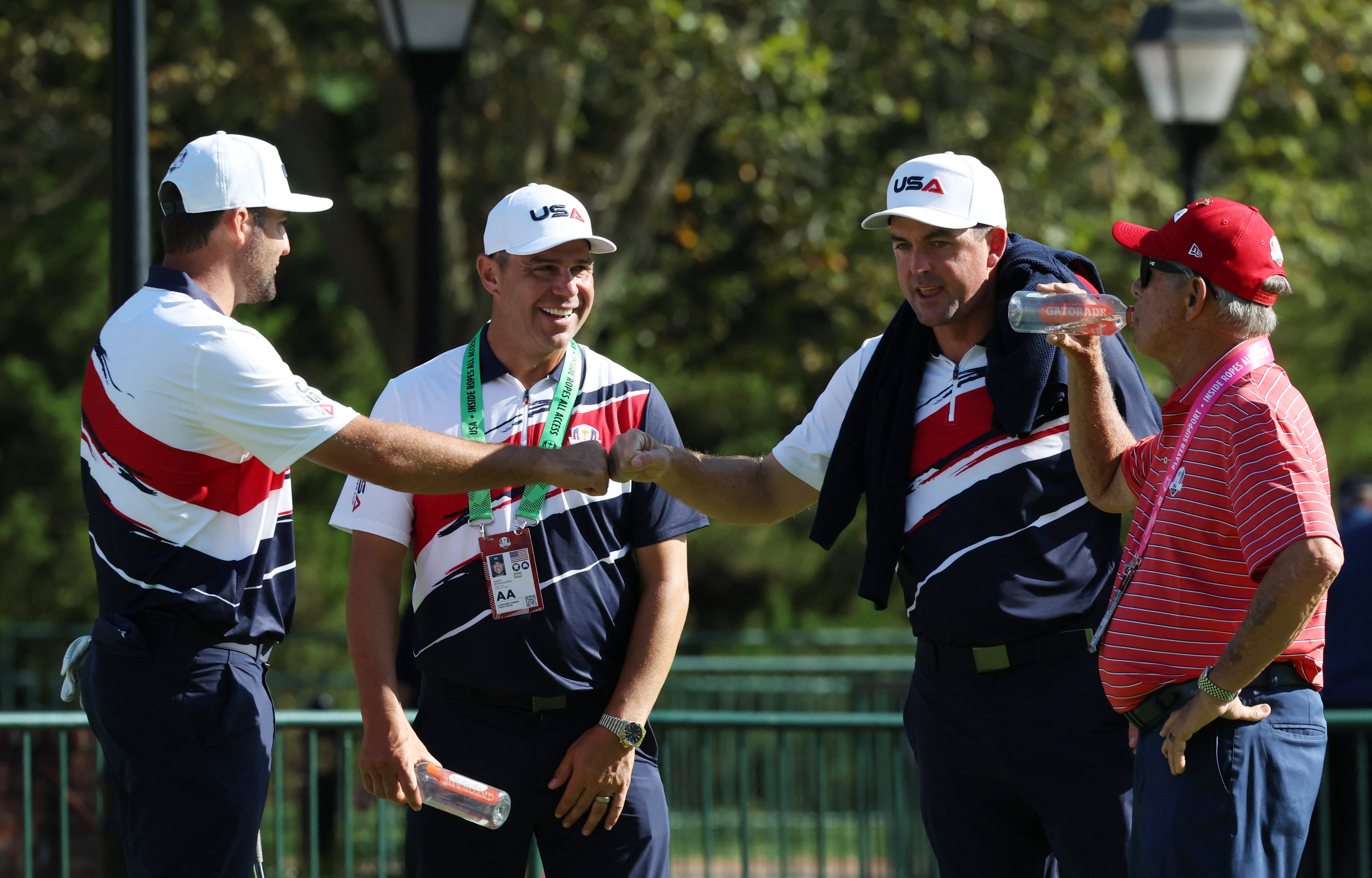 Team USA Ryder Cup practice Bethpage Black