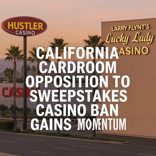 California Cardroom Opposition to Sweepstakes