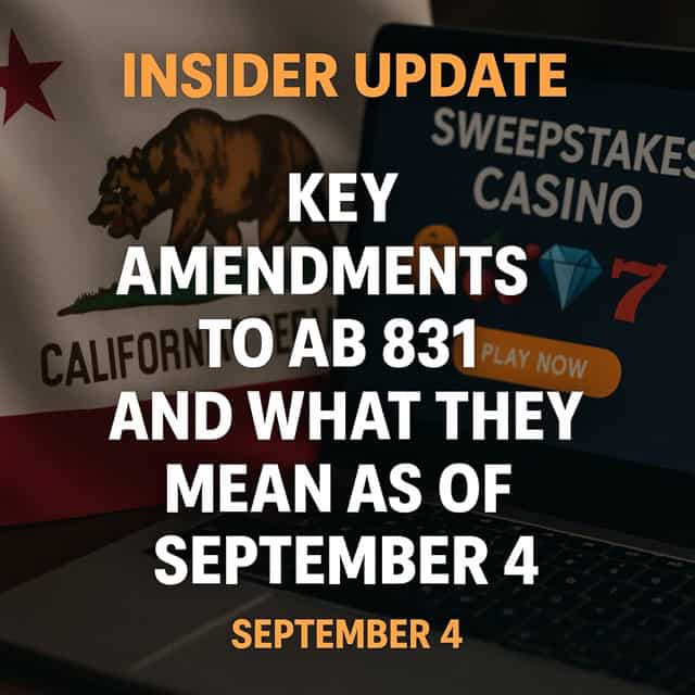 Amendments to AB 831
