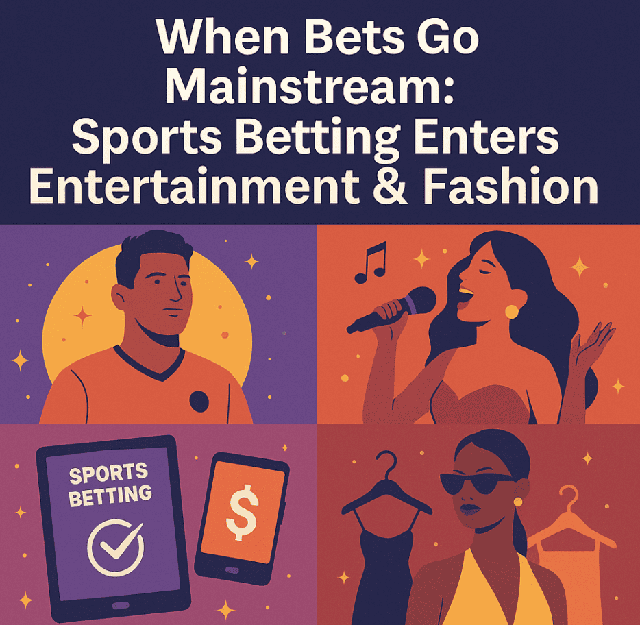 When Bets Go Mainstream: Sports Betting Enters Entertainment & Fashion