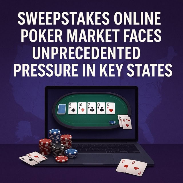 sweepstakes online poker market
