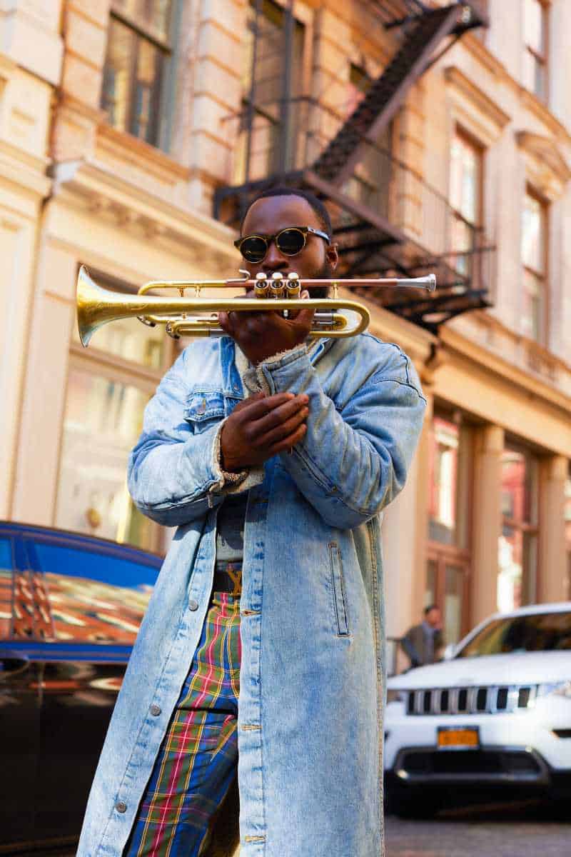 After Knicks contest win, Eganam Segbefia bringing trumpet skills to biggest stages | amNewYork