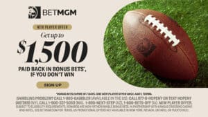 Sign up with the BetMGM bonus code HANDLETOP for a $1,500 first bet offer.