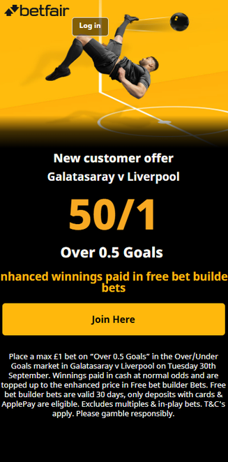 Betfair champions league free bets