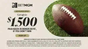 Use BetMGM bonus code HANDLETOP to grab a $1.5K first bet promo for NFL Week 3.