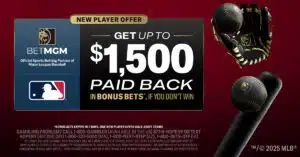 Use BetMGM bonus code HANDLETOP for up to $1,500 back in bonus bets if your first bet doesn't win.