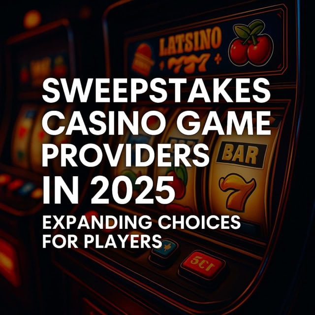 Sweepstakes Casino Game Providers