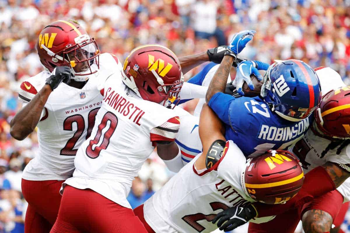 Giants offense just as bad with Russell Wilson, drop opener 21-6 to Commanders | amNewYork