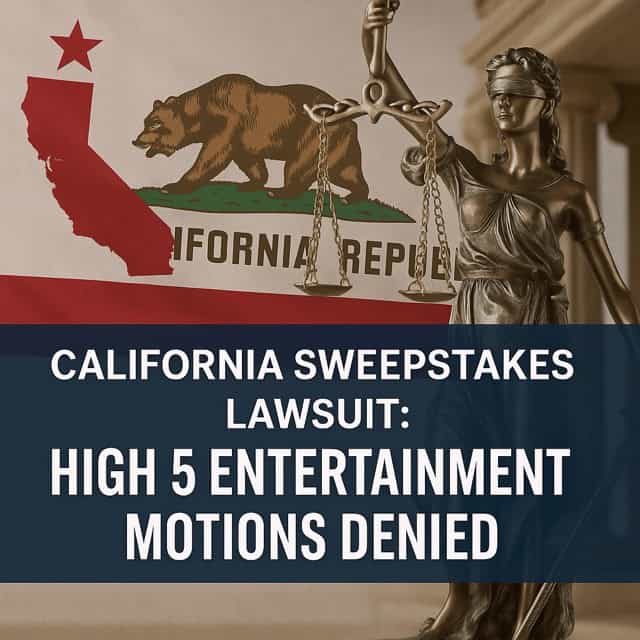 California sweepstakes lawsuit