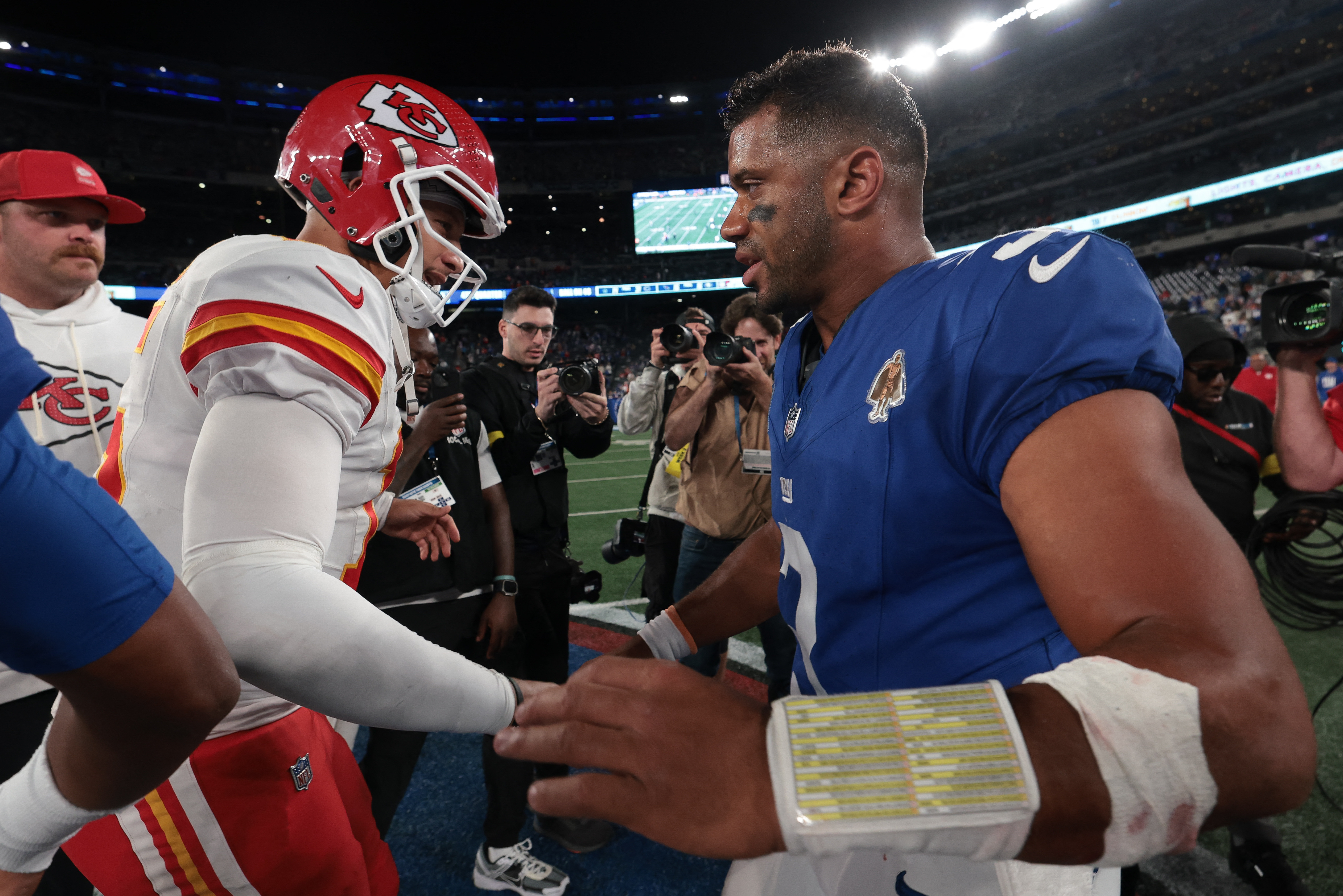 Jaxson Dart to start remainder of 2025 season for Giants, Brian Daboll says 2 NFL power rankings Giants Chiefs RUssell Wilson Patrick Mahomes